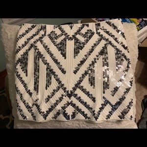 Sequence mini skirt